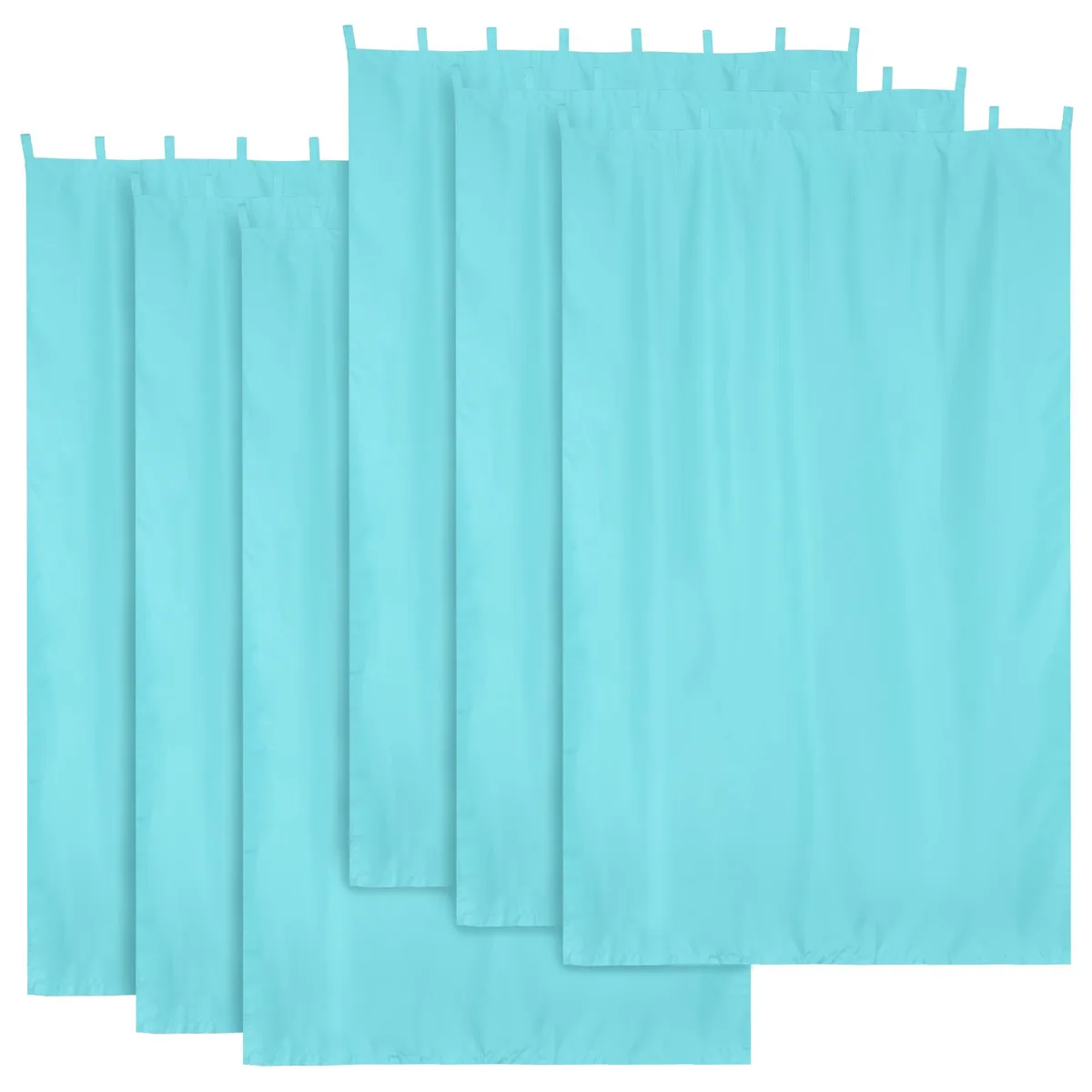 Yescom USA, Inc. Yescom USA, Inc. 54"x96" Outdoor Privacy Curtain Tab Top Drape UV30+ 6 Pack — product photo