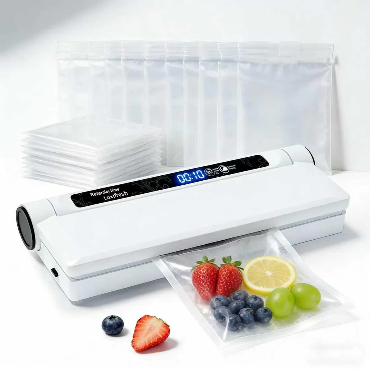  FoodSaver Udihch vacuum sealer 80KPa 20 bags 1.5 lb — product photo