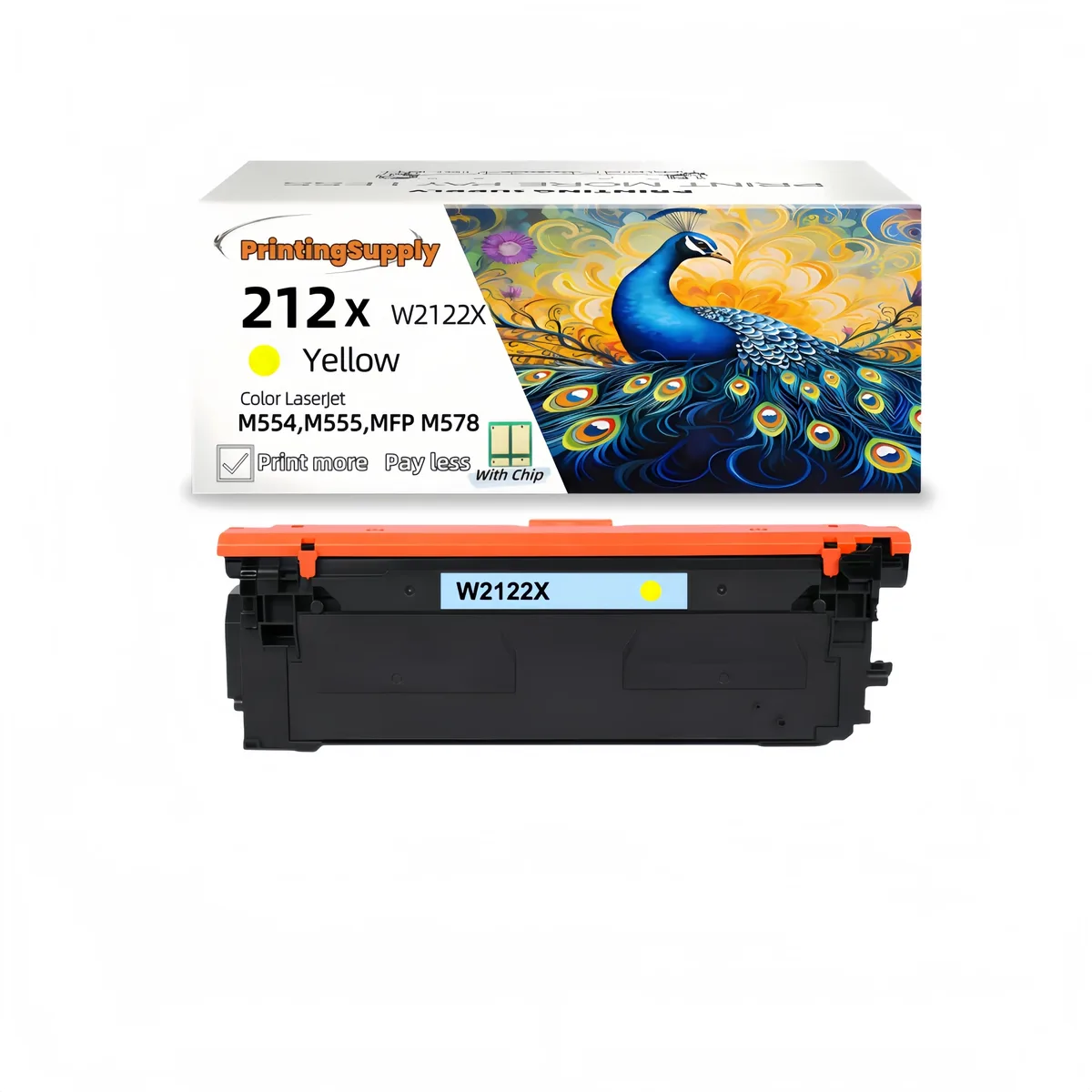 Ninestar Technology Ninestar Technology W2122X Yellow High-Yield Toner Cartridge — product photo