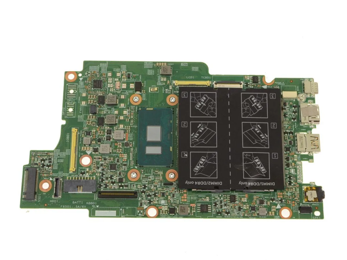 DELL DELL Latitude 13 3379 Motherboard Intel Core i3-6100U 2.3GHz 2V5GM — product photo