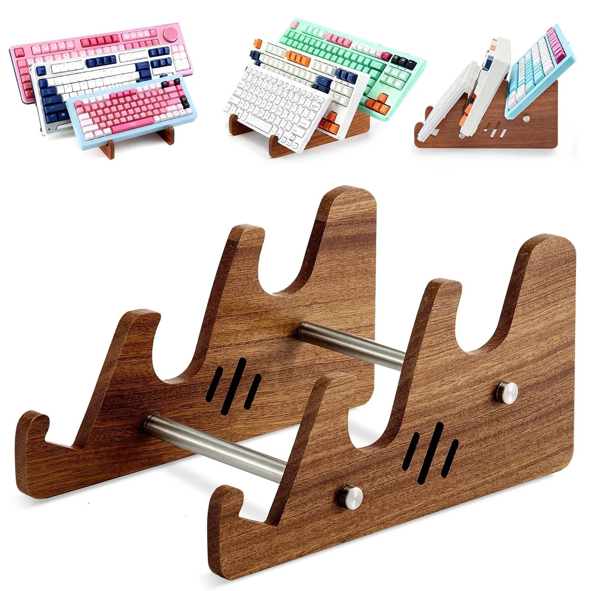  Yamaha JYY-Novabright-0504 3-Tier Wooden Keyboard Display Stand — product photo