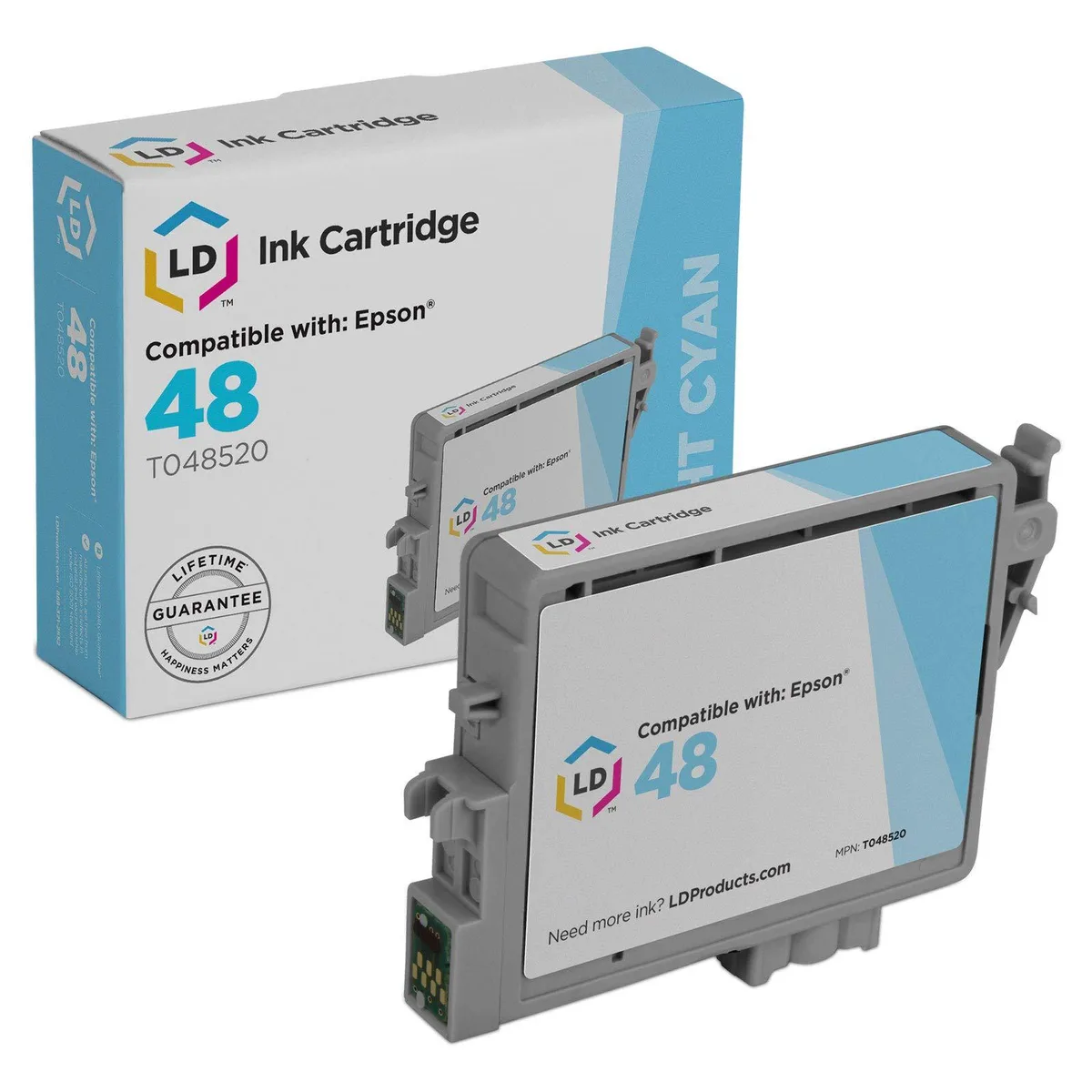 LD Products LD Products T048520 Light Cyan Ink Cartridge 400 Pages — product photo