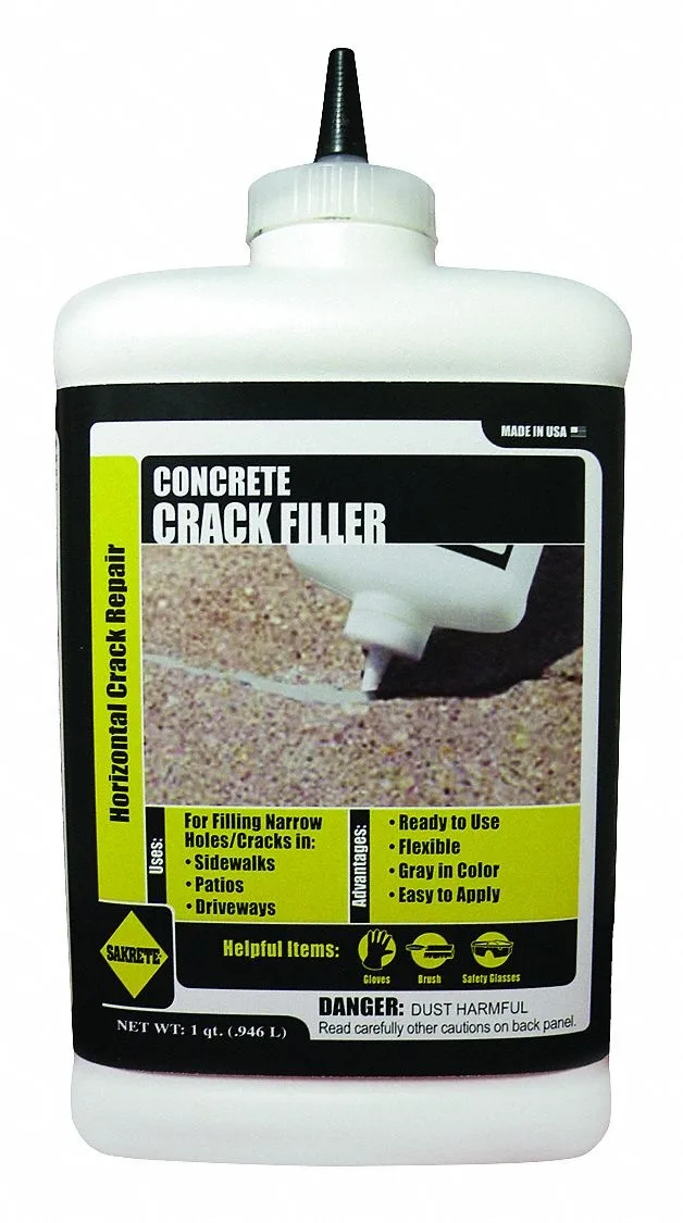 Sakrete Sakrete 120026 Concrete Crack Filler Bottle Gray — product photo