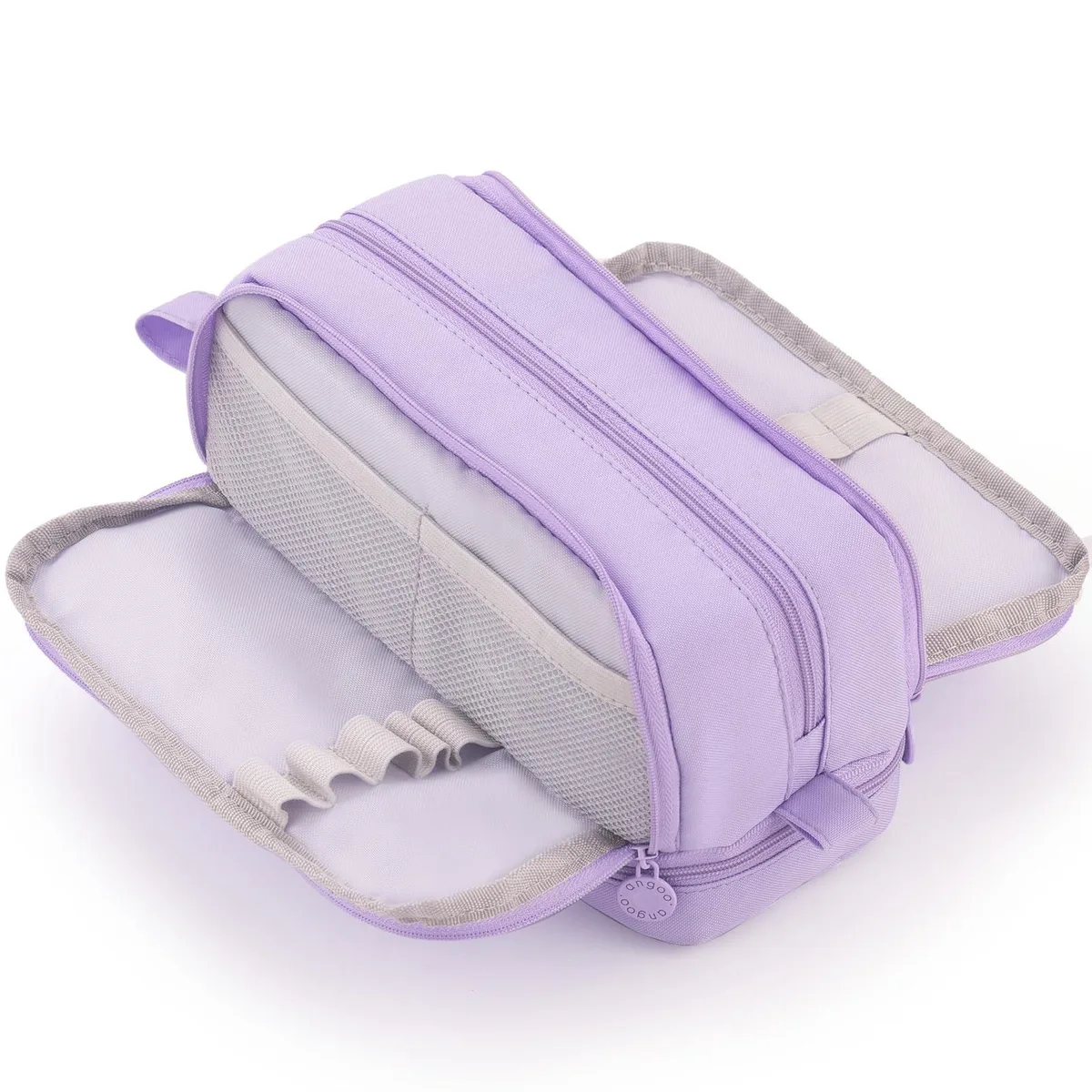  CICIMELON CI-SCS Pencil Case 4 Compartments Purple 8.66 x 3.74 x 3.94 in — product photo