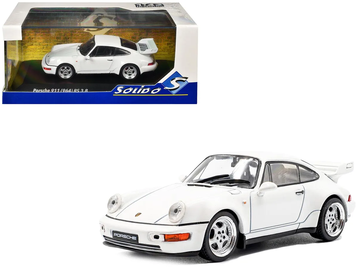 Solido Solido 1994 Porsche 911 (964) RS 3.8 Grand Prix White 1/43 Diecast — product photo