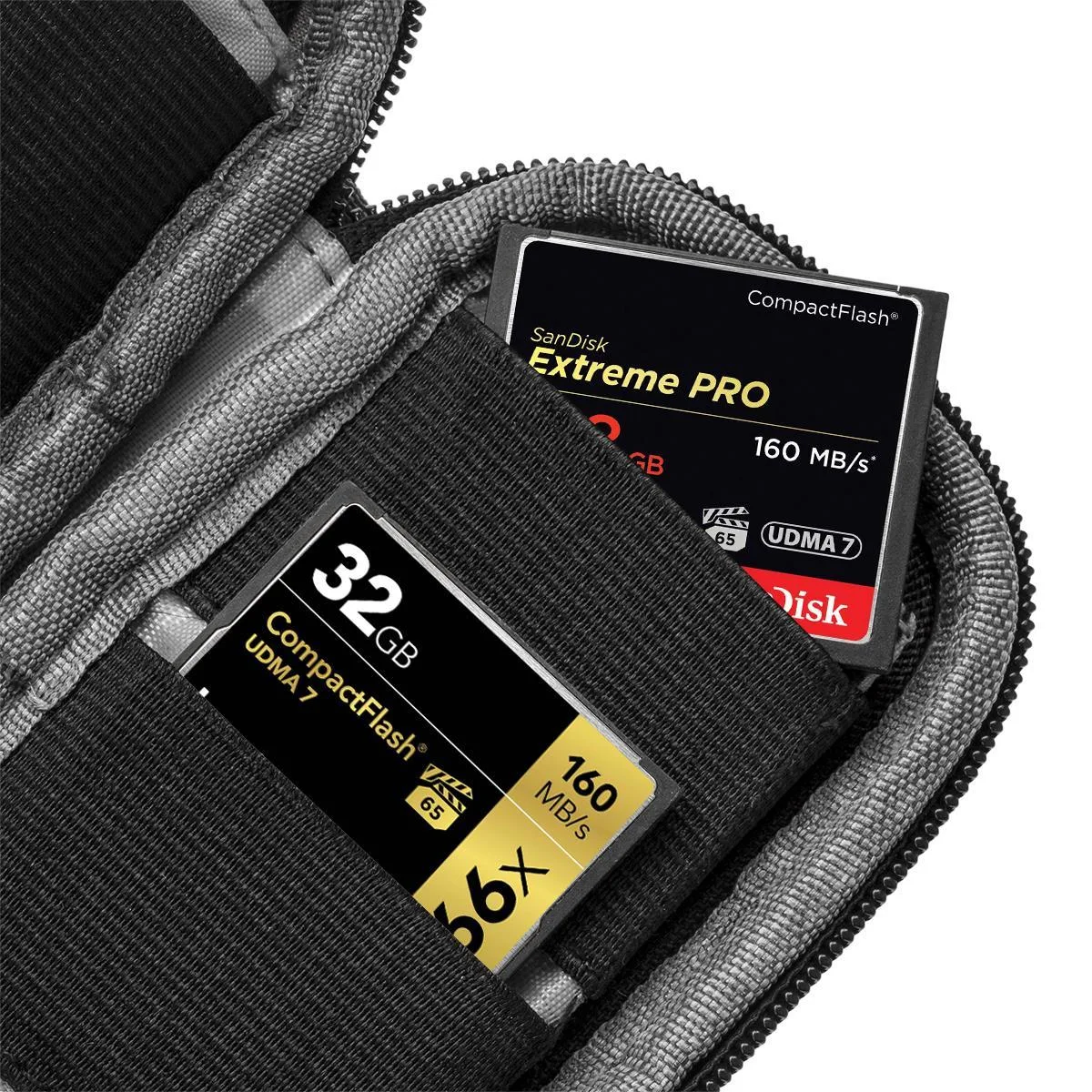 Lexar Lexar BLUE Series 633x 32GB UHS-I microSDHC Memory Card 5-Pack With Slinger Digital Memory Card Wallet — product photo