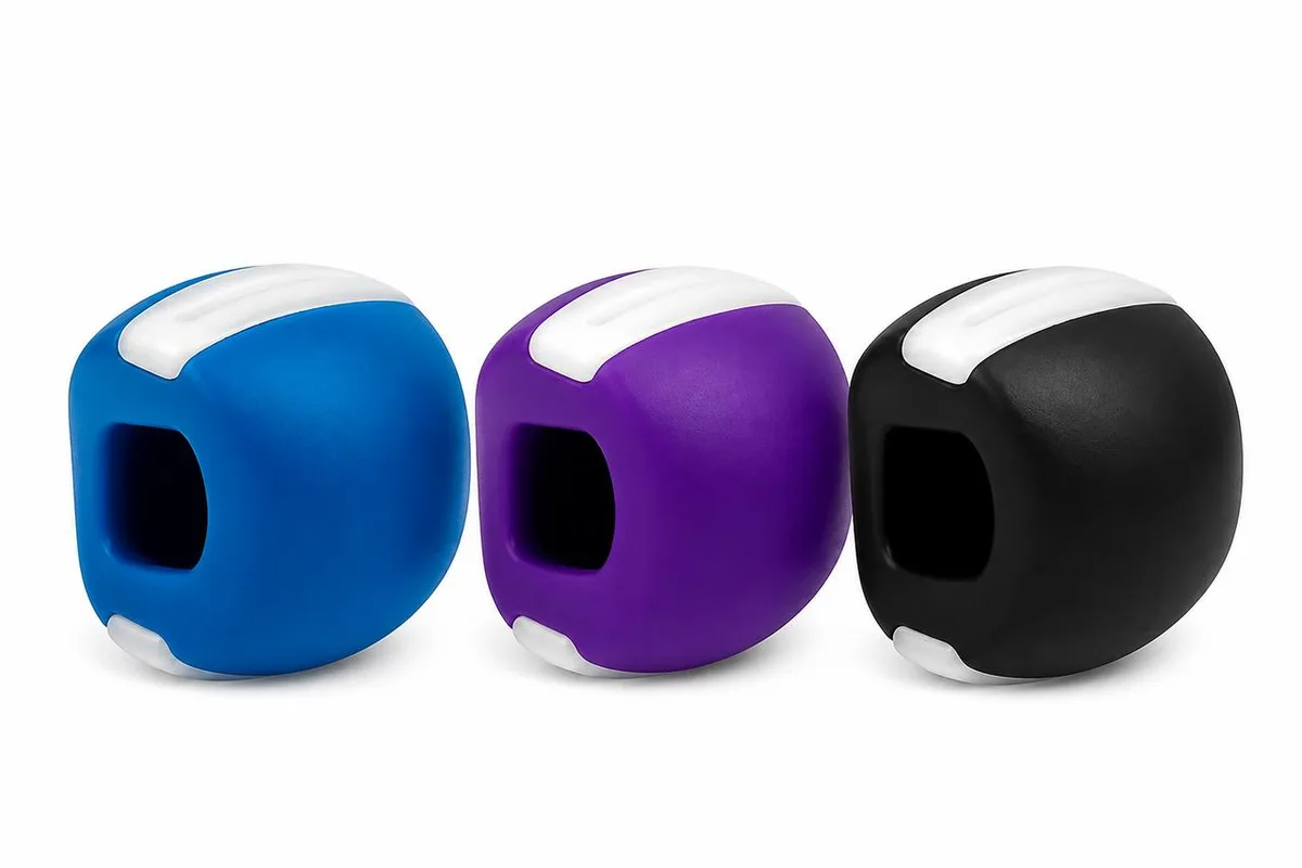 The Perfect Part The Perfect Part Jawline Exerciser 3 Pack 40 50 60lbs Black — product photo