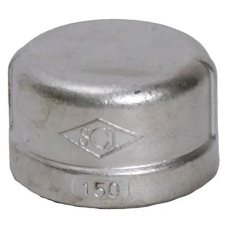 4 inch 304 stainless steel threaded pipe cap