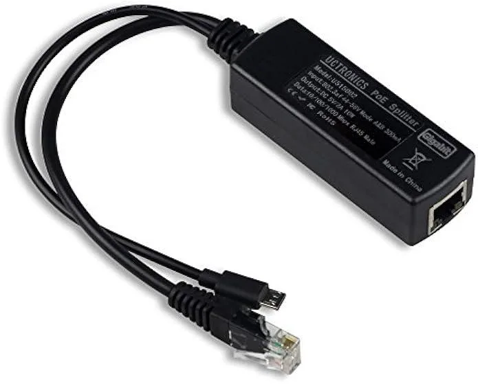 TAURKENAM TAURKENAM PoE Splitter Gigabit 5V 2.4A 1000Mbps 802.3af — product photo