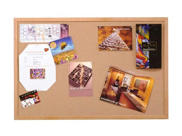 Ghent Ghent 1418-1 Cork Bulletin Board 24x18 in — product photo