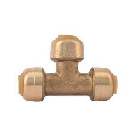 SharkBite SharkBite U358LF 1/4 in DZR Brass Push-Fit Tee Trap — product photo