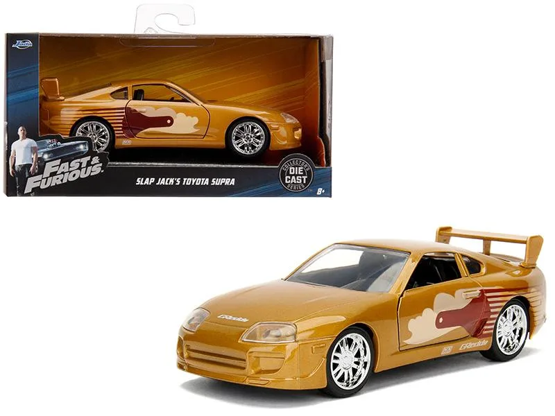Jada Jada 99542 1:32 diecast vehicle Slap Jack's Toyota Supra Gold — product photo