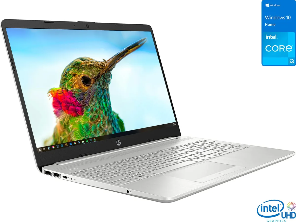 HP HP 15 laptop 15.6" IPS FHD i3-1115G4 8GB 256GB NVMe Silver 405F6UA — product photo