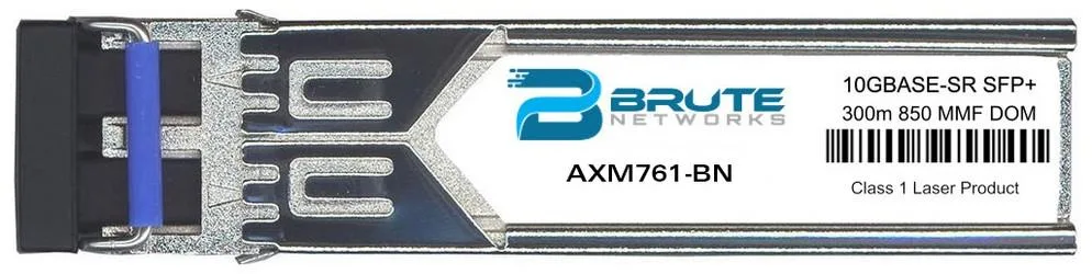 Brute Networks Brute Networks AXM761 10GBASE-SR 300m 850nm SFP+ transceiver — product photo