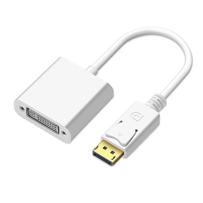 Corn Electronics Corn Electronics DisplayPort to DVI Adapter White — product photo