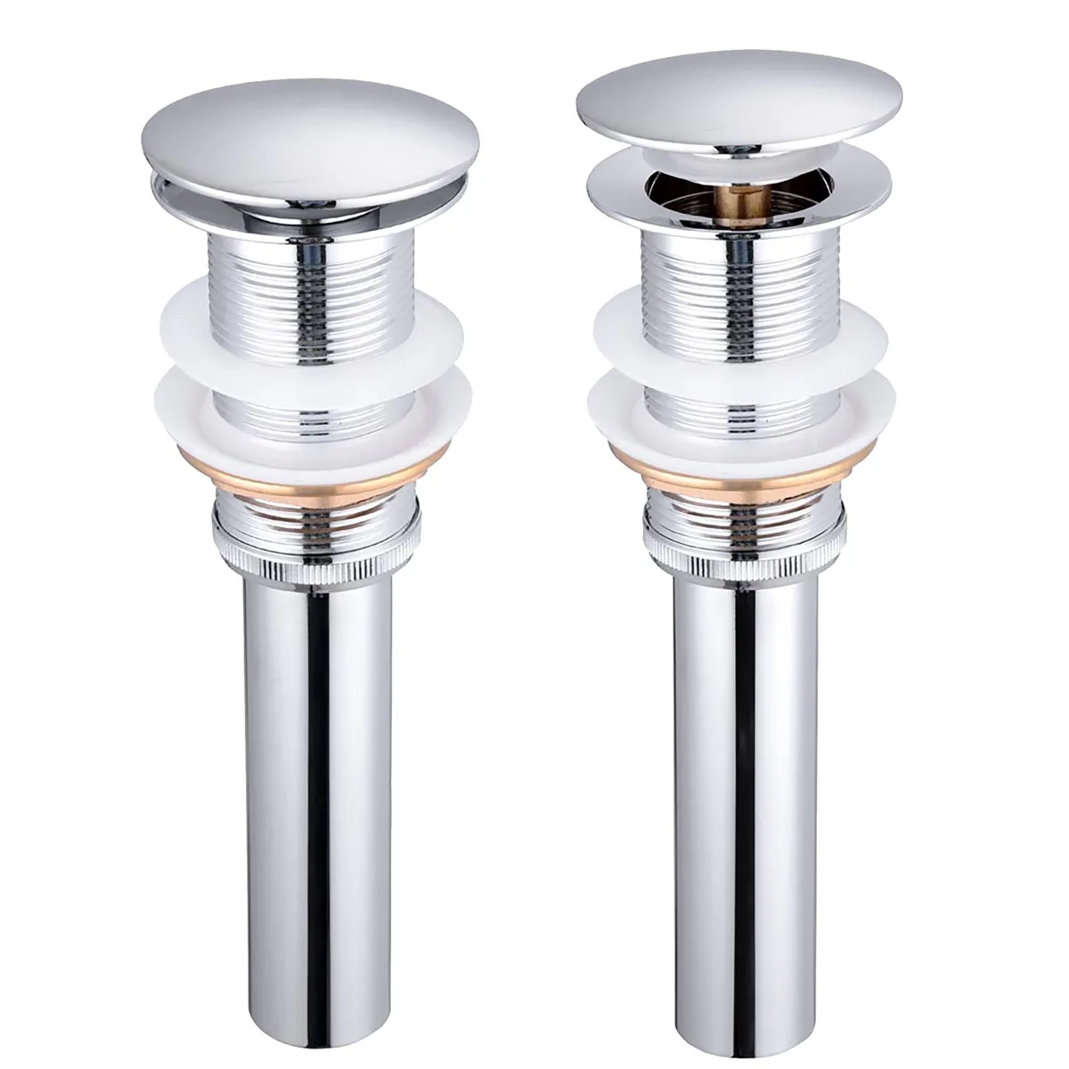 Yescom USA, Inc. Yescom USA, Inc. 2 Pack 1 5/8" Pop-Up Drain Chrome — product photo
