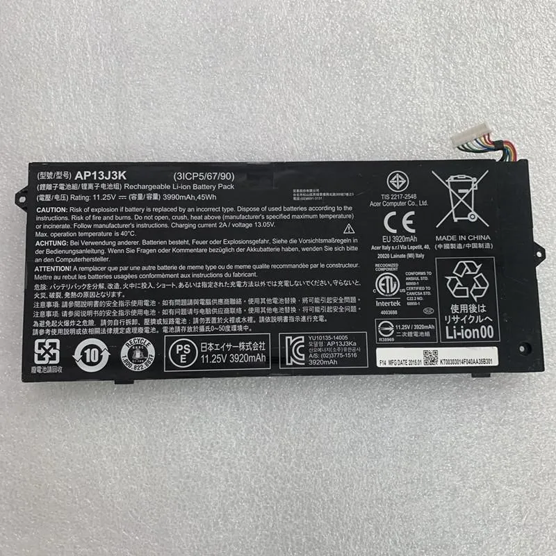 POWER-FENG POWER-FENG 45Wh AP13J3K laptop battery for Acer Chromebook C720 C720P C740 — product photo