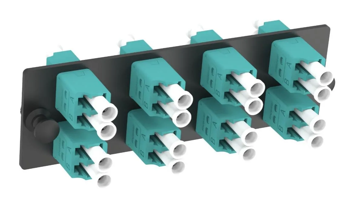 Panduit Panduit FAP8WAQDLCZ Opticom 8-port LC duplex patch panel — product photo