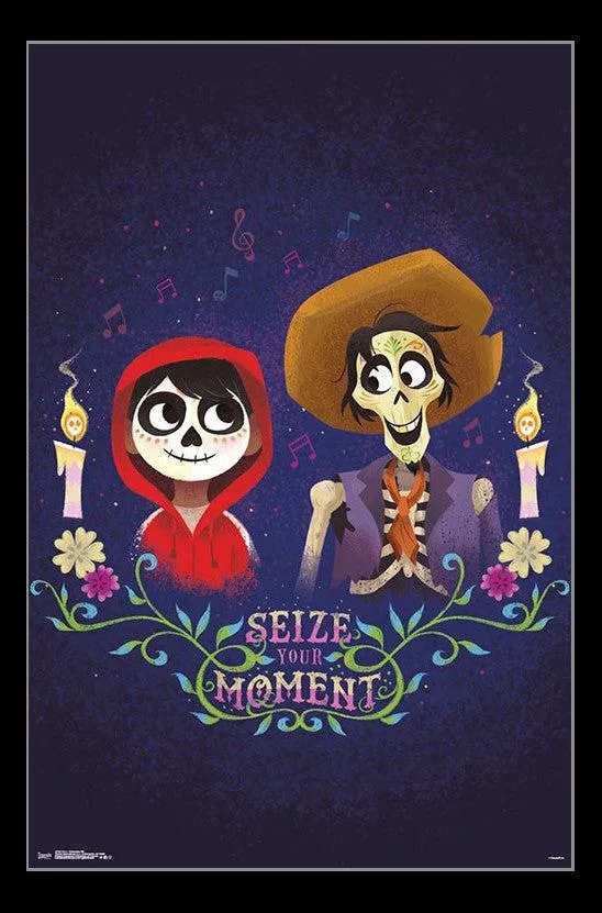 Poster print of Coco Remember Me artwork, 22 by 34 inches, rolled in tube