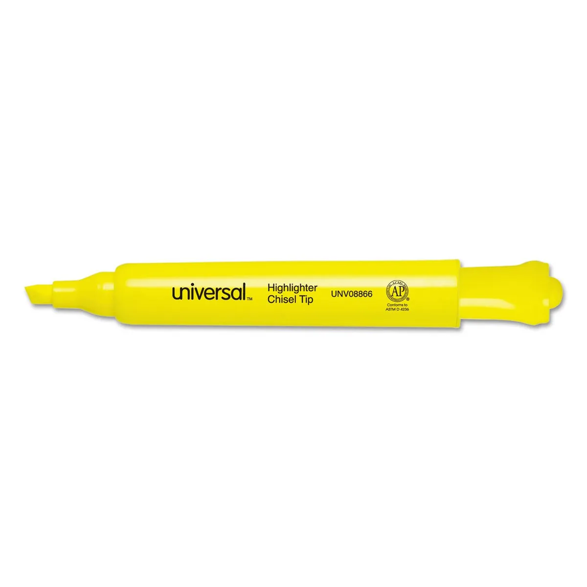 UNIVERSAL OFFICE PRODUCTS UNIVERSAL OFFICE PRODUCTS 08866 Highlighter Yellow Chisel Tip 36 Pack — product photo