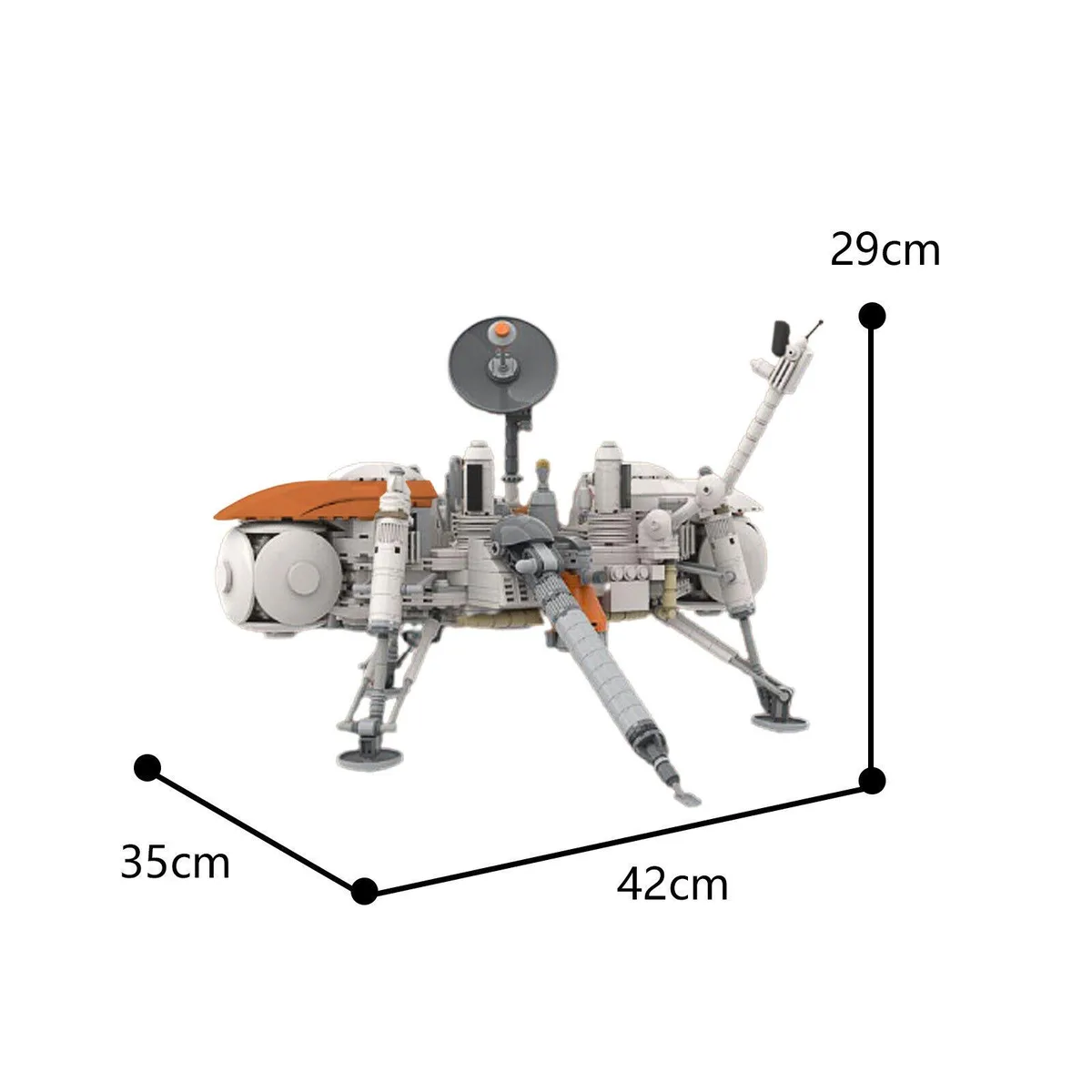 ZITIANYOUBUILD ZITIANYOUBUILD C5410 Space Probes Lander 1:9 Scale 1264 Parts — product photo
