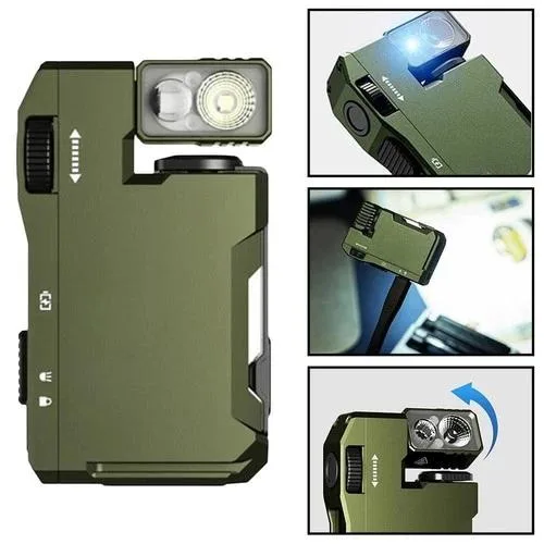 NShi NShi 400LM Pocket Mini EDC Flashlight Waterproof USB-C Rechargeable 1300lm 500ft 180° 2000mAh 6 Modes — product photo