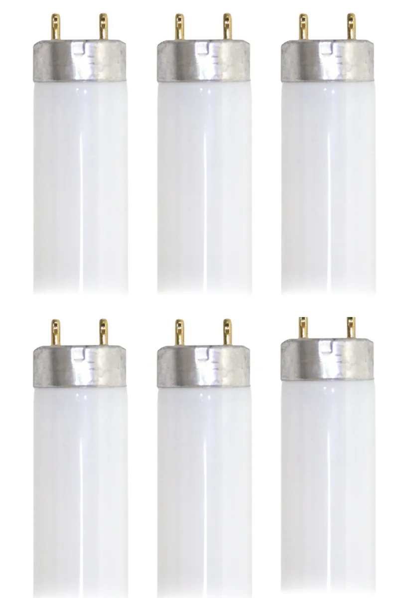 GE Lighting GE Lighting 83837 F17T8/SXL/SPX65ECO Linear Fluorescent T8 24in 6500K 17W 6 tubes — product photo
