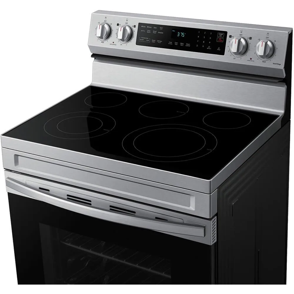 SAMSUNG SAMSUNG 6.3 cu. ft. stainless steel smart freestanding electric range — product photo