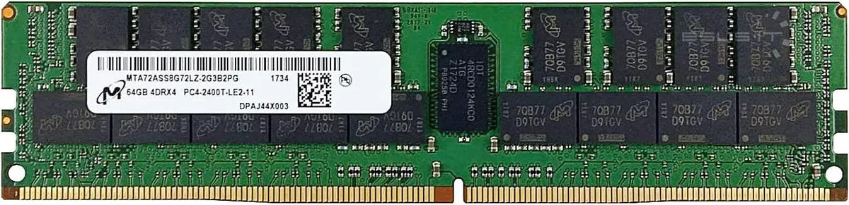 Micron Micron 64GB DDR4 2933MHz CL21 LRDIMM Server Memory — product photo