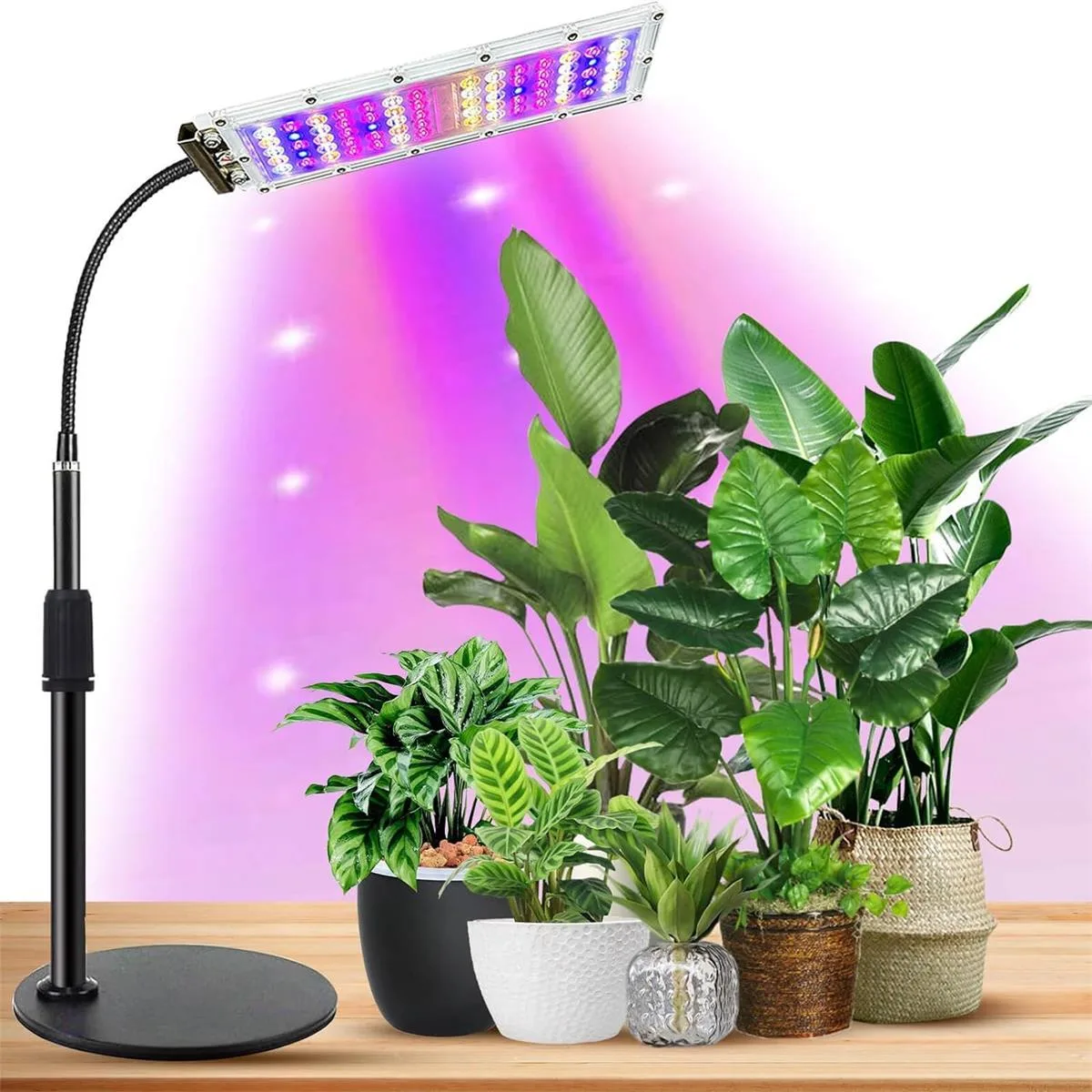 PFCTART PFCTART Adjustable Full Spectrum Desk Grow Light 70 LED USB — product photo