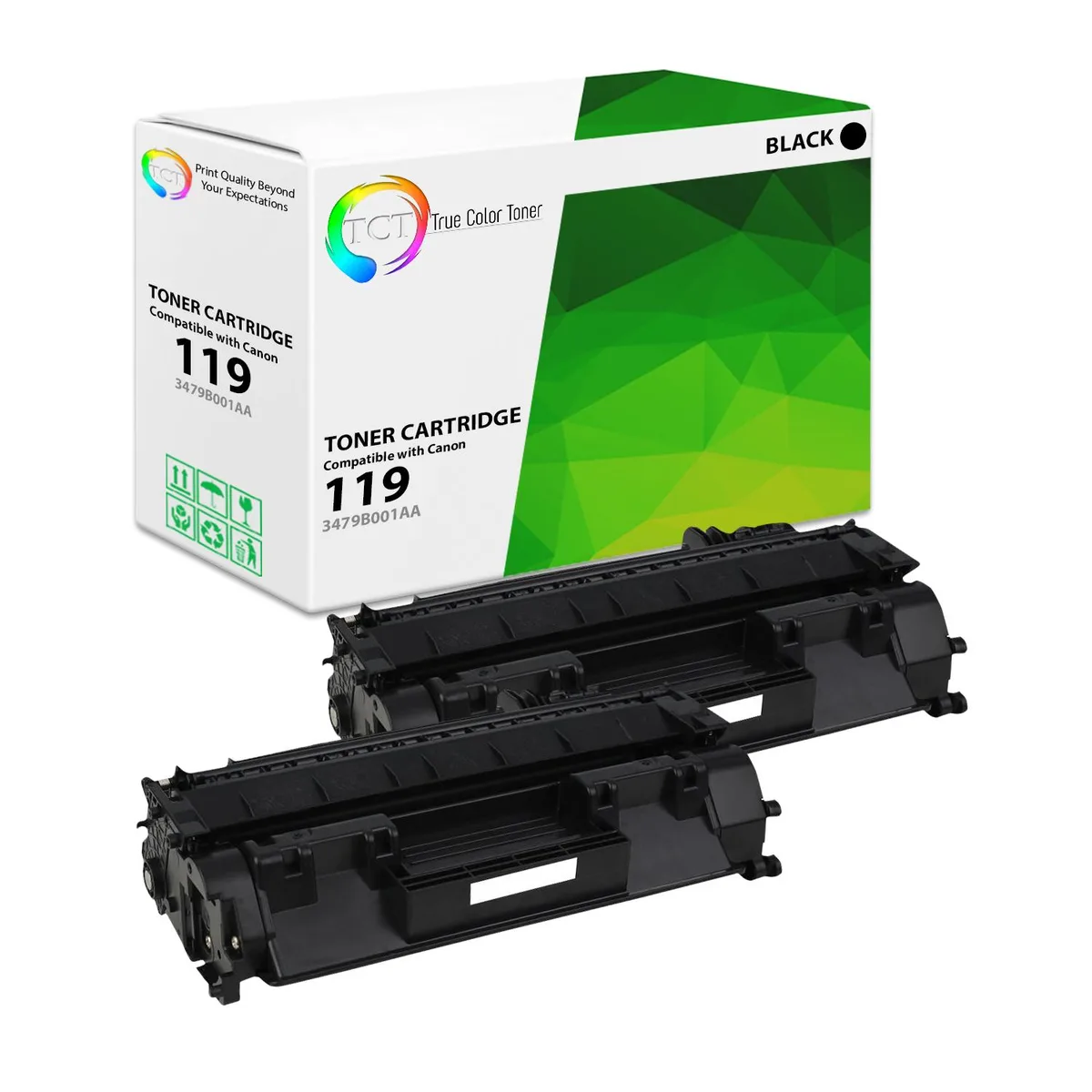 True Color Toner True Color Toner 119 Black Toner Cartridge 2 Pack 2100 Pages — product photo