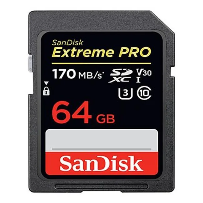 SanDisk SanDisk Extreme PRO 64GB UHS-I SDXC Memory Card — product photo