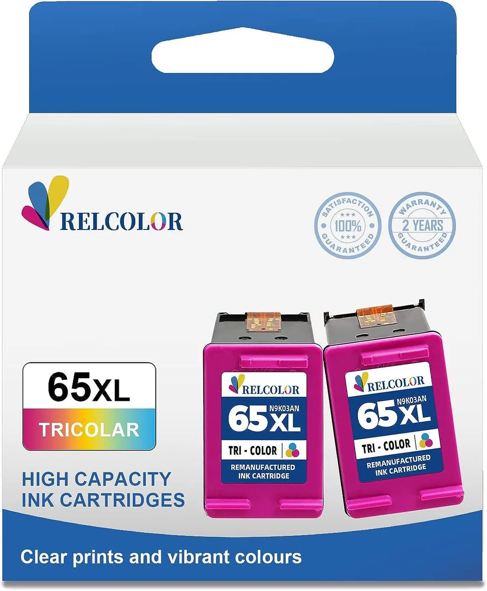 NuoTo NuoTo HP 65XL 2-pack tri-colour ink cartridge — product photo
