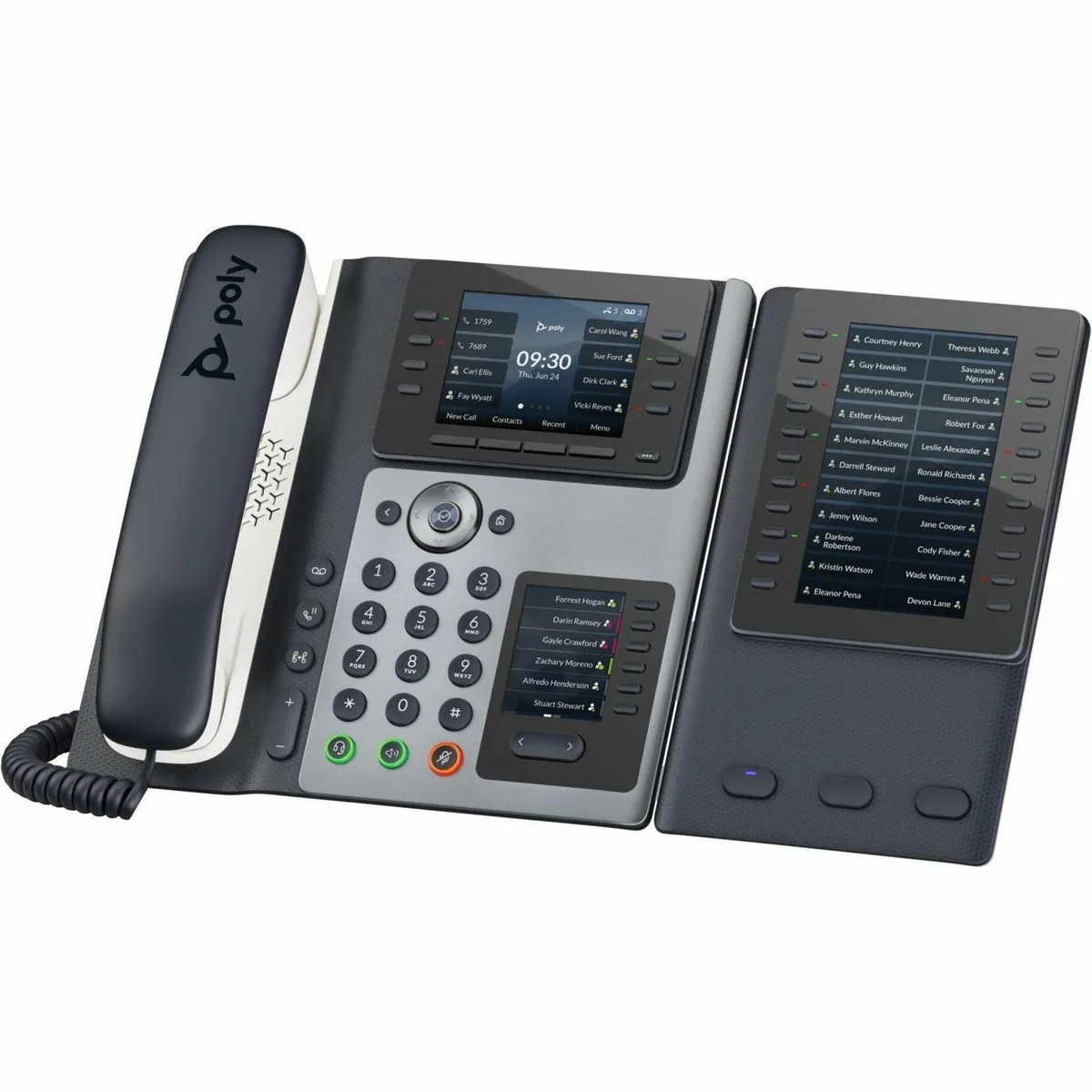 HP Poly Edge E phone expansion module in black