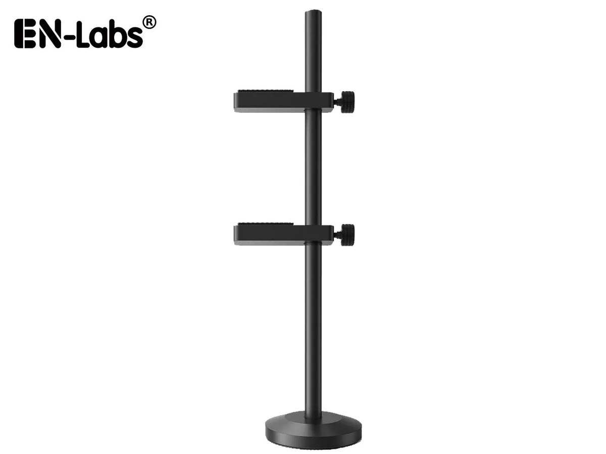 EN-Labs EN-Labs GPU Holder Dual Bay Brace 9.5" Magnetic Base Silver — product photo