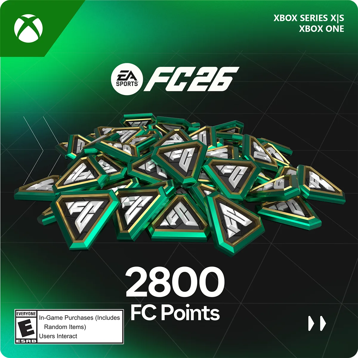 Electronic Arts Electronic Arts 7F6-00900 EA SPORTS FC 26 2800 FC Points downloadable game — product photo