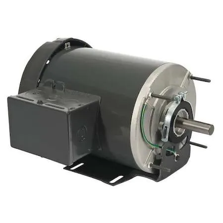 Dayton 6XJ58 split-phase motor, steel frame, TEFC enclosure, cradle base, keyed shaft