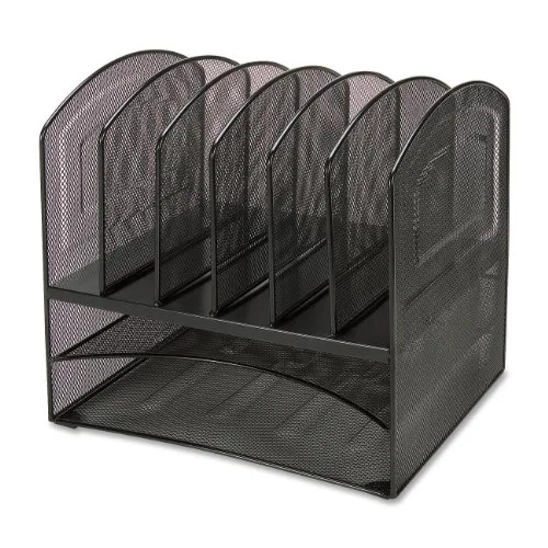 Lorell Lorell 37523 Office Furniture Mesh Black 13-1/2x11-1/4x13-1/8 — product photo