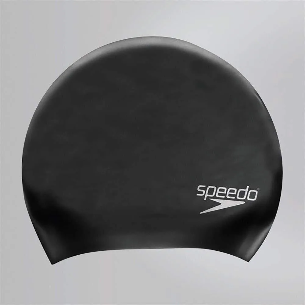 Speedo Unisex Long Hair Swim Cap Black One Size — product photo