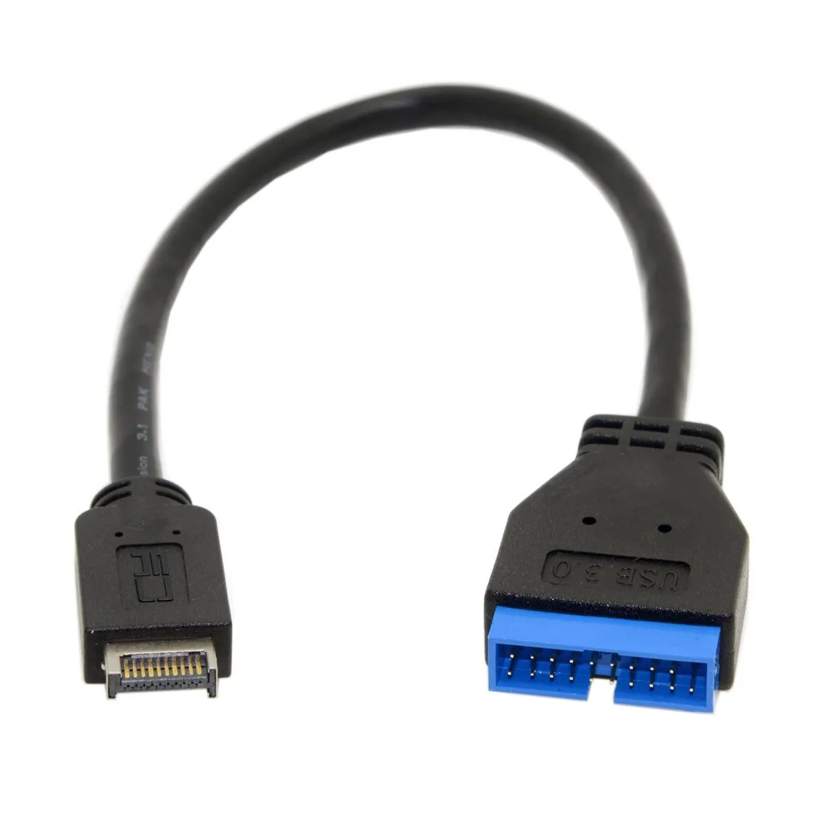 TeKit TeKit USB 3.1 to USB 3.0 20Pin Extension Cable 20cm — product photo