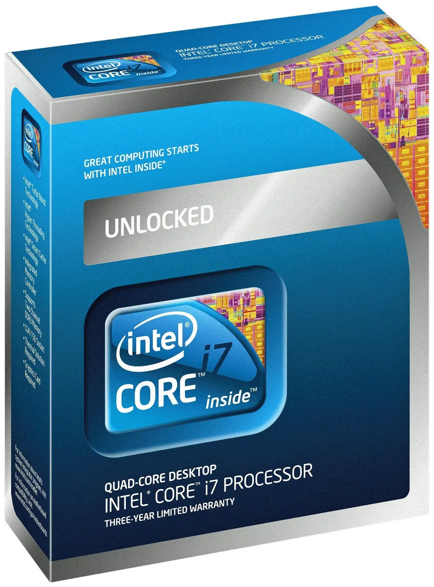 Intel Intel Core i7-875K 2.93 GHz 8 MB Cache LGA1156 2 in 1 accessory — product photo