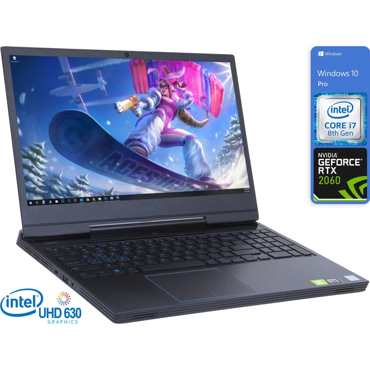 DELL DELL G5 gaming laptop i7-8750H RTX 2060 15.6 FHD 8GB 256GB NVMe — product photo