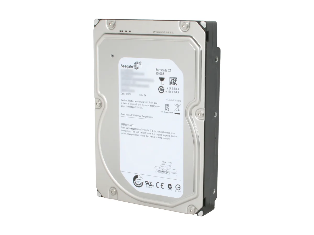 Seagate Seagate ST33000651AS 3TB 7200 RPM 64MB SATA 6.0Gb/s 3.5" internal hard drive — product photo