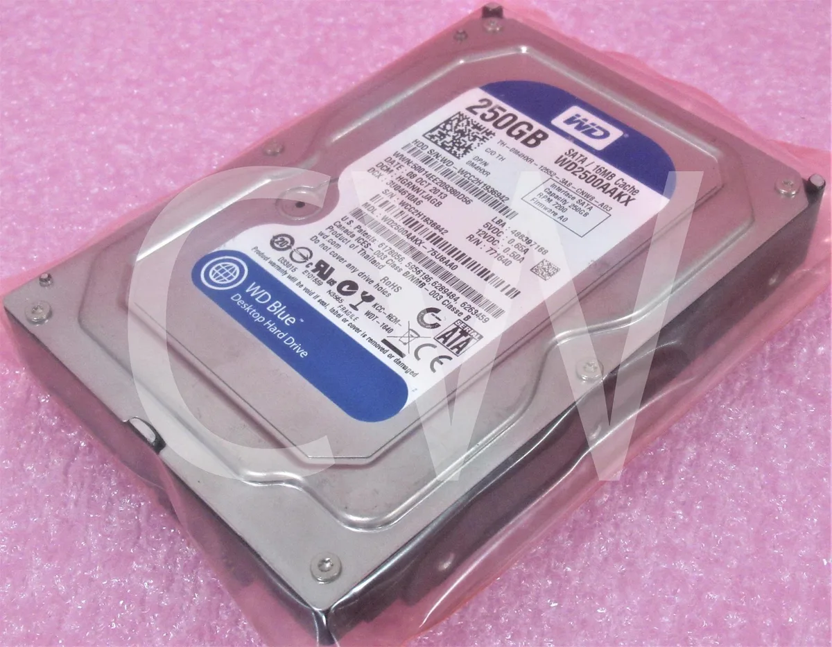 Western Digital Western Digital WD2500AAKX 250GB 7200RPM 16MB 3.5" SATA internal hard drive — product photo