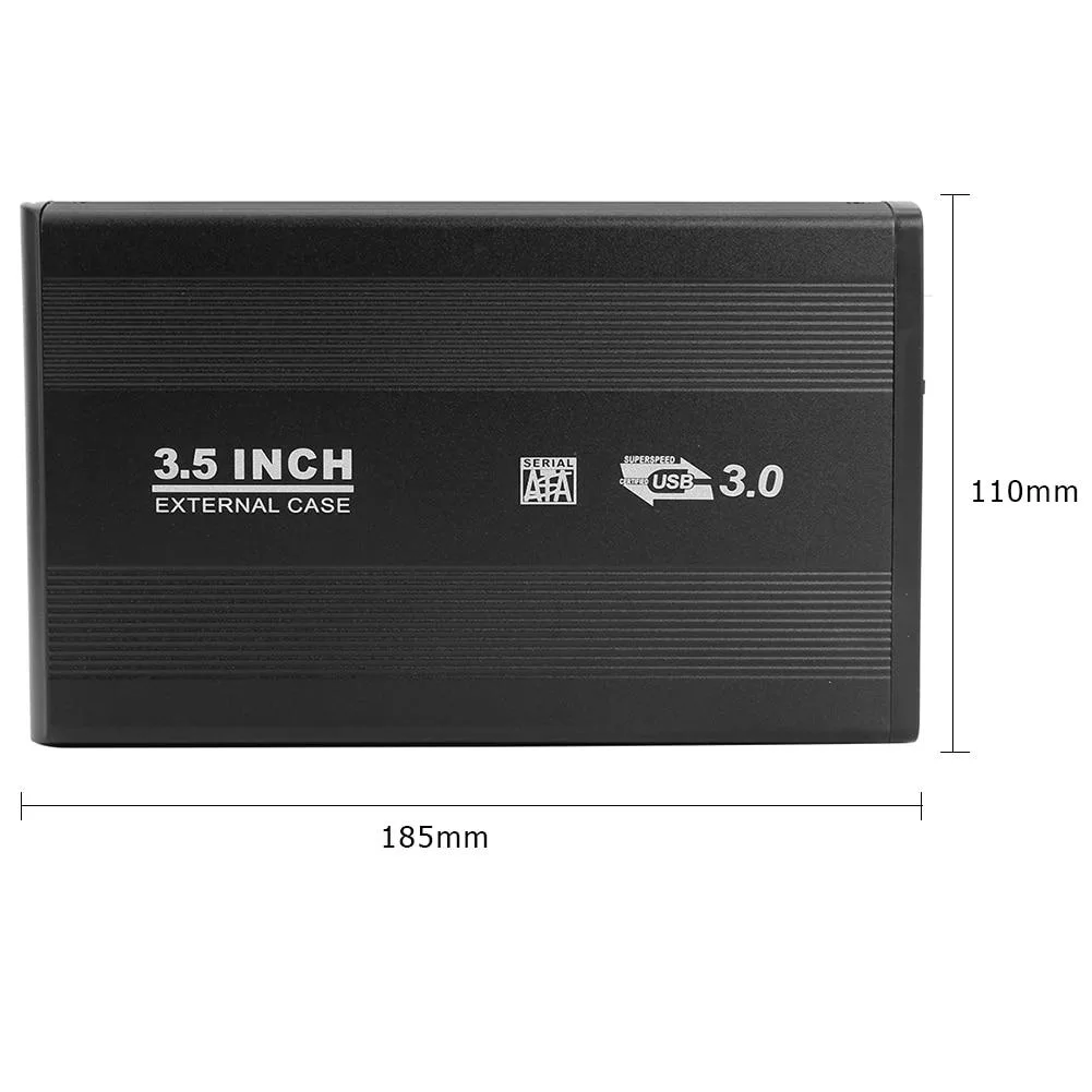 YINGHUA YINGHUA 3.5 inch SATA to USB 3.0 Aluminum Alloy HDD Enclosure (B) — product photo