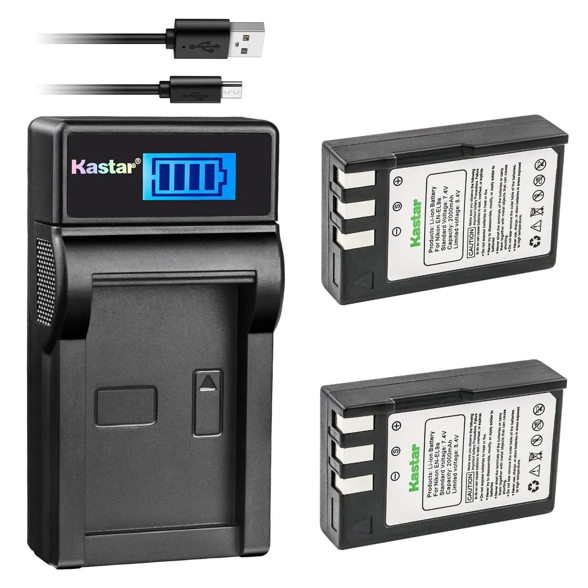  Accessory Power CH-LCD3-2B-EL9 2 batteries LCD charger — product photo