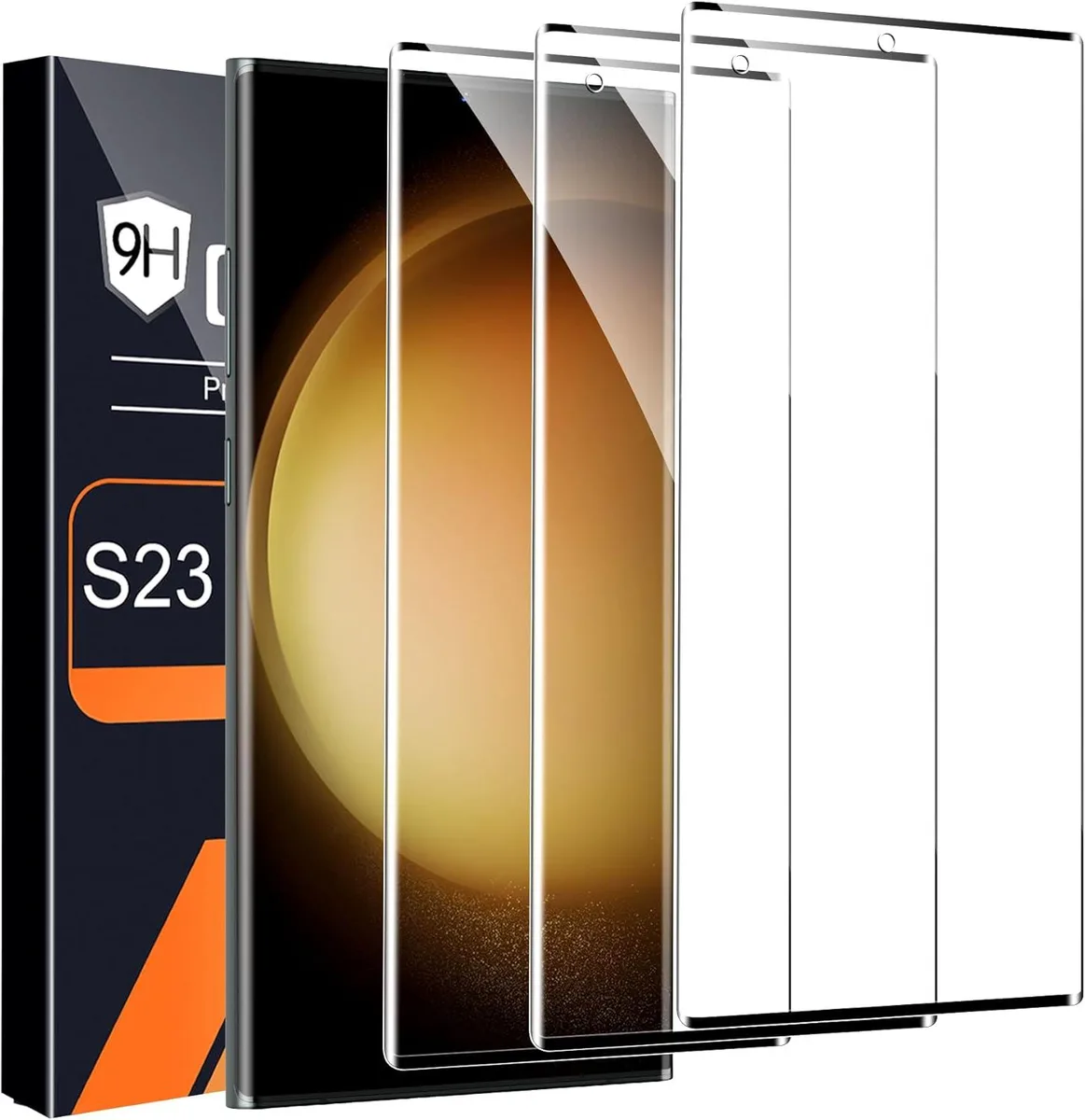 STARWELL STARWELL 3 Pack Tempered Glass Screen Protector for Galaxy S23 Ultra — product photo