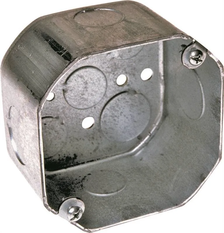 Hubbell Incorporated Hubbell Incorporated RACO 167 21.5 cu in Octagon Electrical Box 2 Gang Galvanized — product photo
