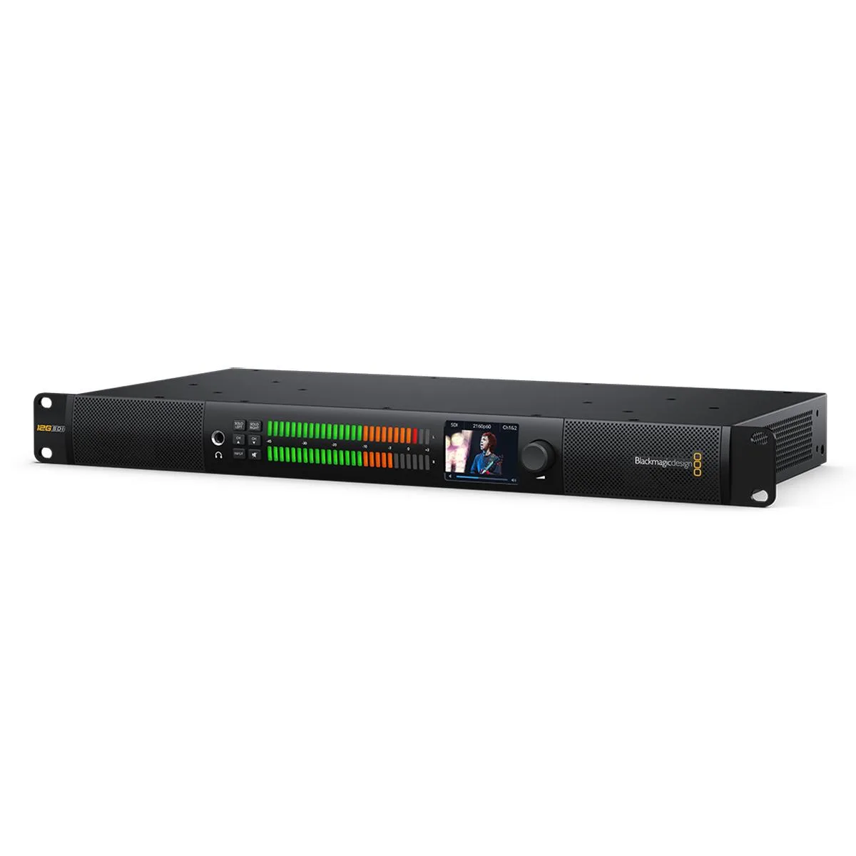 Blackmagic Design Pty. Ltd. Blackmagic Design Audio Monitor 12G G3 10G 12G-SDI 2110 IP professional video device — product photo