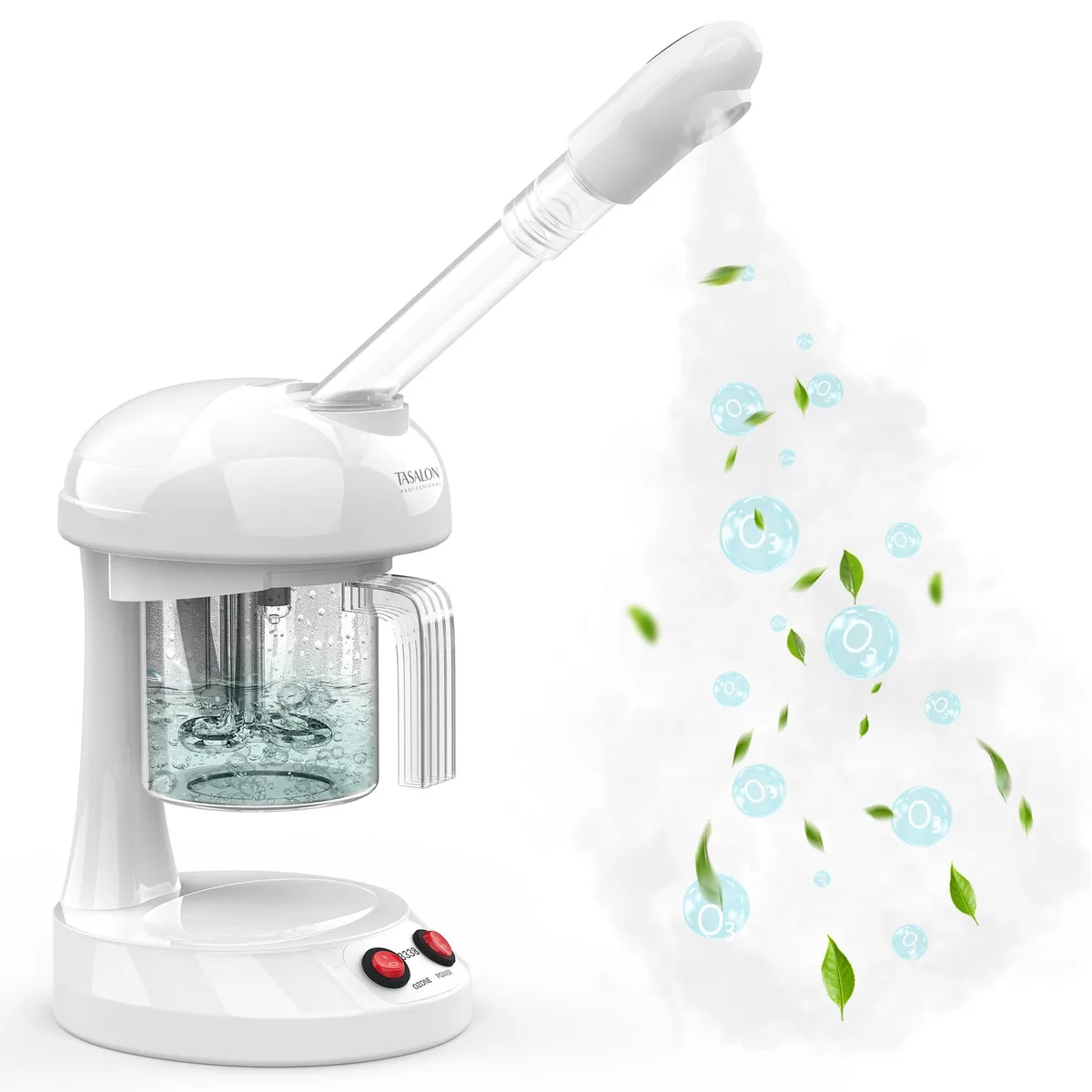  TASALON Facial Steamer White 300ml 360° Spray — product photo